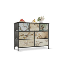 Load image into Gallery viewer, Madilyn 7 Drawers Lowboy - Black + Mix