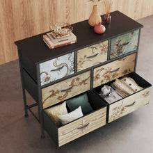 Load image into Gallery viewer, Madilyn 7 Drawers Lowboy - Black + Mix