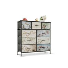 Load image into Gallery viewer, Madilyn 9 Drawers Lowboy - Black + Mix