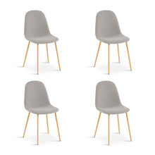 Load image into Gallery viewer, Arlo Linen Dining Chair - Set of 4 - Light Grey