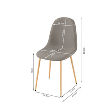 Load image into Gallery viewer, Arlo Linen Dining Chair - Set of 4 - Beige