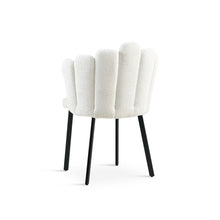 Load image into Gallery viewer, Urban Petal-shaped Upholstered Dining Chair - Set of 2 - Beige
