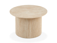 Load image into Gallery viewer, Nile Round Coffee Table 70cm - Travertine