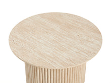 Load image into Gallery viewer, Nile Round Coffee Table 70cm - Travertine