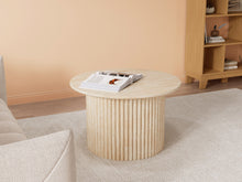 Load image into Gallery viewer, Nile Round Coffee Table 70cm - Travertine