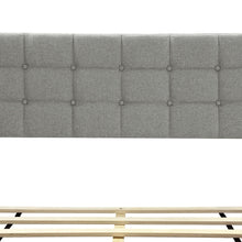 Load image into Gallery viewer, Aspen Queen Fabric Bed Frame - Stone