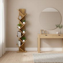 Load image into Gallery viewer, Koru 8 Tier Tree Bookshelf - Oak