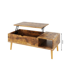 Load image into Gallery viewer, Chilwa Lift Top Coffee Table - Rustic Brown