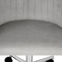 Load image into Gallery viewer, Morgan Velvet Office Chair - Light Grey