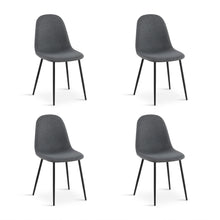 Load image into Gallery viewer, Arlo Linen Dining Chair - Set of 4 - Dark Grey