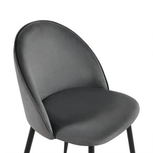 Load image into Gallery viewer, Avela Velvet Dining Chair - Set of 4 - Dark Grey