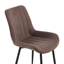 Load image into Gallery viewer, Kivo Linen Dining Chair - Set of 4 - Brown