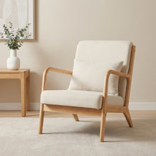 Load image into Gallery viewer, Taru Velvet Armchair - Beige