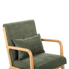 Load image into Gallery viewer, Taru Linen Armchair - Dark Green