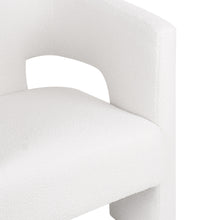 Load image into Gallery viewer, Rivo Boucle Armchair - White