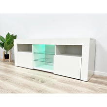 Load image into Gallery viewer, Atka 1.45m LED Entertainment Unit - White