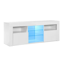 Load image into Gallery viewer, Atka 1.45m LED Entertainment Unit - White