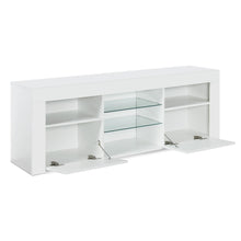 Load image into Gallery viewer, Atka 1.45m LED Entertainment Unit - White