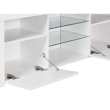 Load image into Gallery viewer, Atka 1.45m LED Entertainment Unit - White
