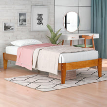 Load image into Gallery viewer, Meri Single Wooden Bed Frame - Oak