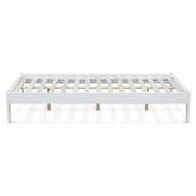 Load image into Gallery viewer, Meri King Single Wooden Bed Frame - White