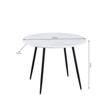 Load image into Gallery viewer, Elijah 100cm Round Dining Table