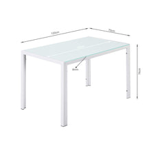 Load image into Gallery viewer, Samuel 5 Piece 1.2m Dining Set - White