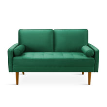 Load image into Gallery viewer, Alaina Velvet 2 Seater Sofa - Green