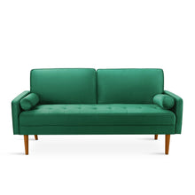 Load image into Gallery viewer, Alaina Velvet 3 Seater Sofa - Green