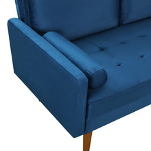 Load image into Gallery viewer, Alaina Velvet 2 Seater Sofa - Blue