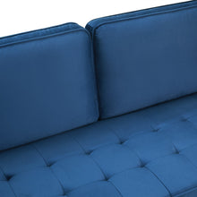 Load image into Gallery viewer, Alaina Velvet 3 Seater Sofa - Blue