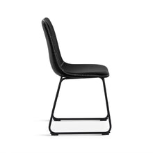 Load image into Gallery viewer, Grayson PU Leather Dining Chair - Set of 2 - Black