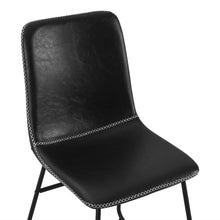 Load image into Gallery viewer, Grayson PU Leather Dining Chair - Set of 2 - Black