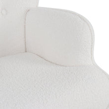 Load image into Gallery viewer, Ava Boucle Rocking Armchair - White