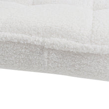 Load image into Gallery viewer, Emma Boucle Armchair with Ottoman - White