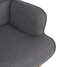 Load image into Gallery viewer, Emma Linen Armchair with Ottoman - Grey