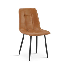 Load image into Gallery viewer, David PU Leather Dining Chair - Set of 4 - Orange