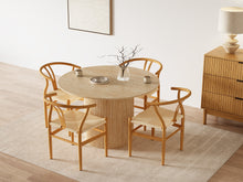 Load image into Gallery viewer, Winter Rope Seat Dining Chair Wishbone Chair Replica - Set of 2 - Natural