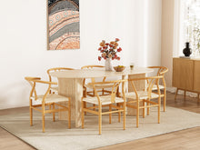 Load image into Gallery viewer, Xanthe Oval Dining Table 180 x 90cm - Travertine