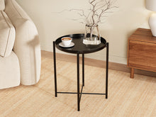 Load image into Gallery viewer, Xenia Round Coffee Table - Black