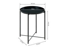 Load image into Gallery viewer, Xenia Round Coffee Table - Black