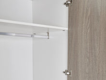 Load image into Gallery viewer, Waipoua Wooden Wardrobe - Grey Oak
