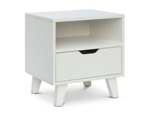 Load image into Gallery viewer, Schertz Wooden Bedside Table - White