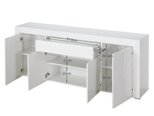 Load image into Gallery viewer, Guier High Gloss Sideboard Buffet Table - White