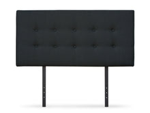 Load image into Gallery viewer, Susan Double Fabric Upholstered Headboard - Black