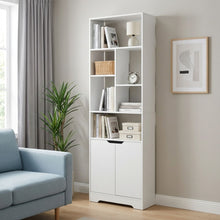 Load image into Gallery viewer, Formo Bookshelf Storage Cabinet - White