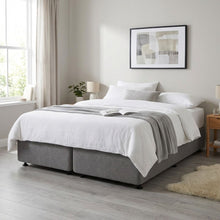 Load image into Gallery viewer, Vinson Fabric King Split Bed Base - Grey