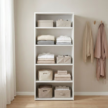Load image into Gallery viewer, N-23957-payette-5-shelf-wardrobe-white-2601098