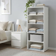 Load image into Gallery viewer, N-23957-payette-5-shelf-wardrobe-white-2601094