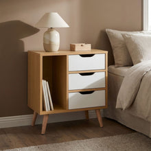 Load image into Gallery viewer, N-LT10635-luca-bedside-table-maple-white-2601096